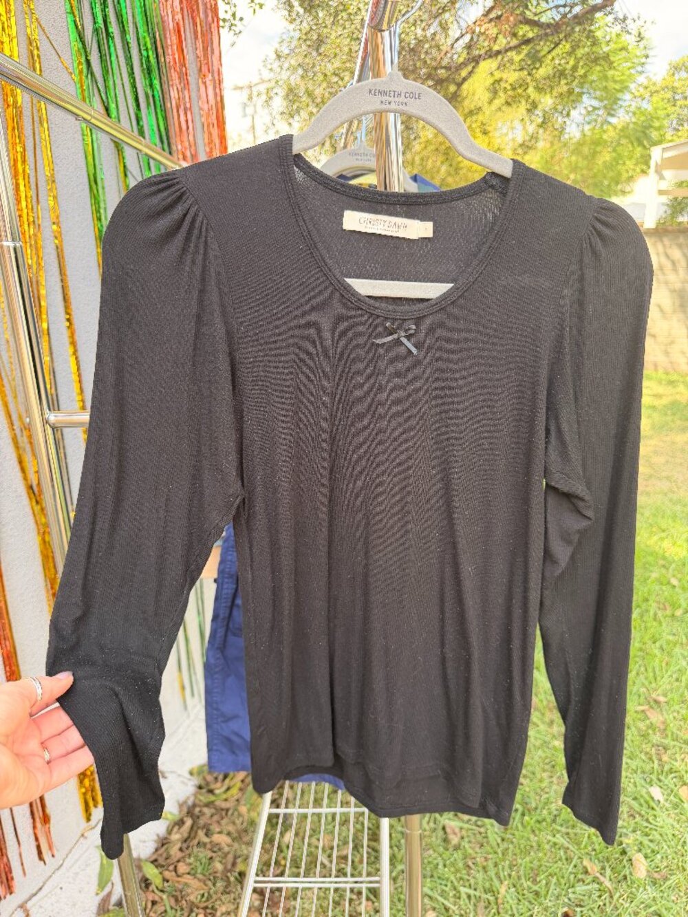 Christy Dawn Long Sleeve Top - Puff Sleeve